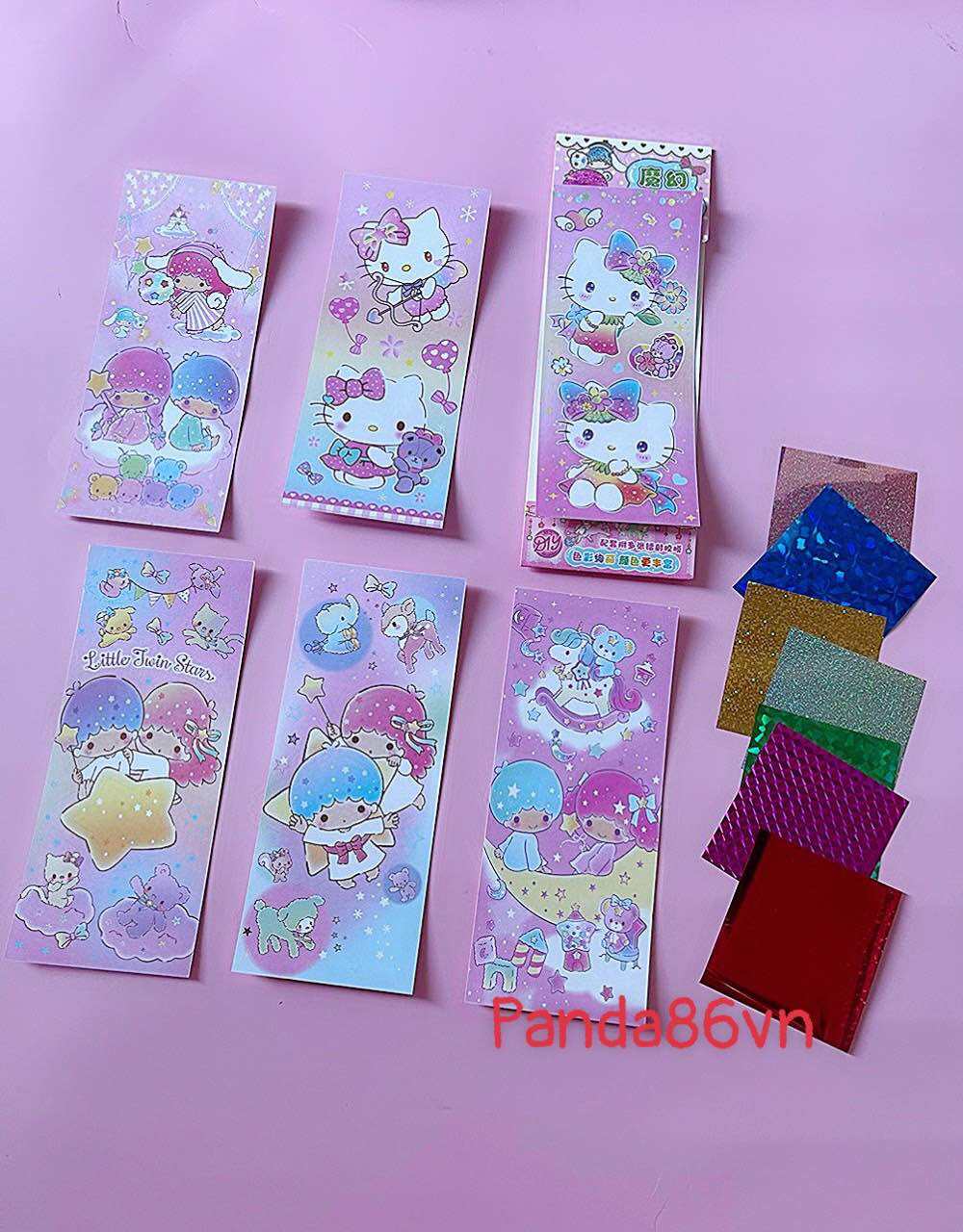 Bộ Tô Màu Ma Thuật Nhân Vật Hoạt Hình Hottrend Với Màu Óng Ánh Korumi - Pochacco - Cinnamaroll - Hel