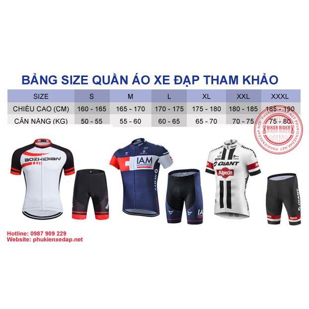 Bộ quần áo xe đạp nam PKXD-1087