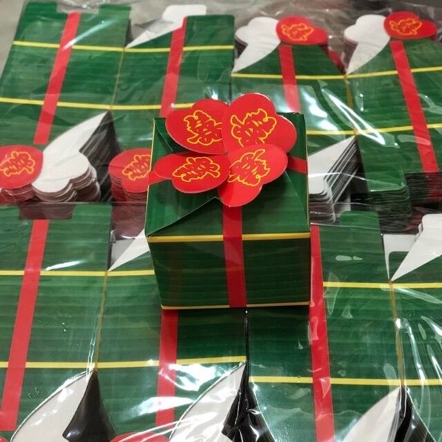 Combo 100c Hộp Phu Thê-Hộp đựng bánh phu thê