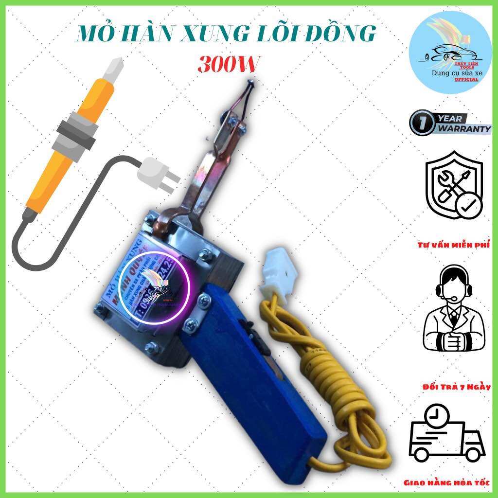 Mỏ hàn xung công suất 300w hàn chì , hàn thiếc ( lõi đồng 100%)