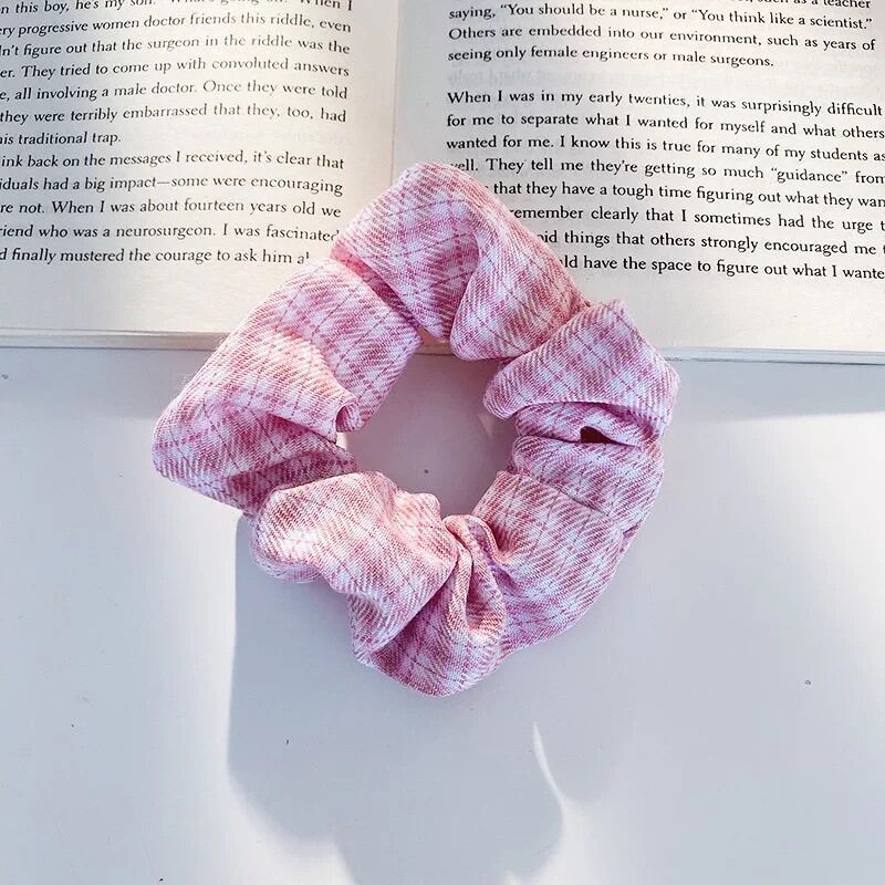 Cột tóc vải Scrunchies nhiều màu