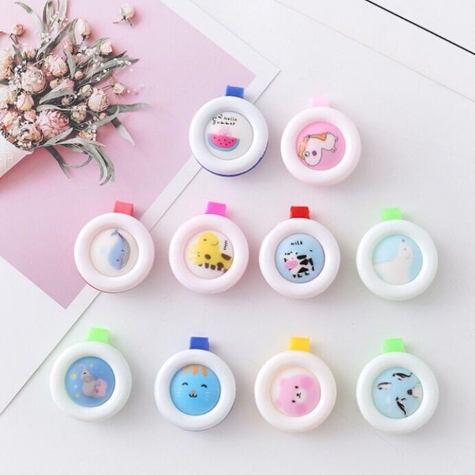 Kẹp chống muỗi Bikit Guard bảo vệ bé yêu - Kẹp đuổi muỗi hoạt hình cho bé yêu