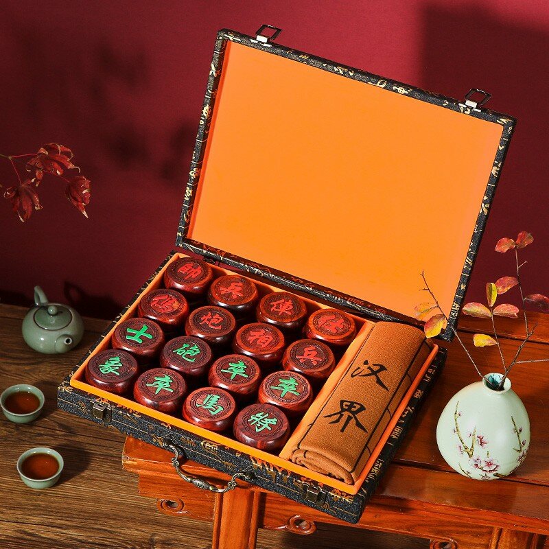 Bộ cờ tướng gỗ hương cao cấp 4cm , có kèm hộp