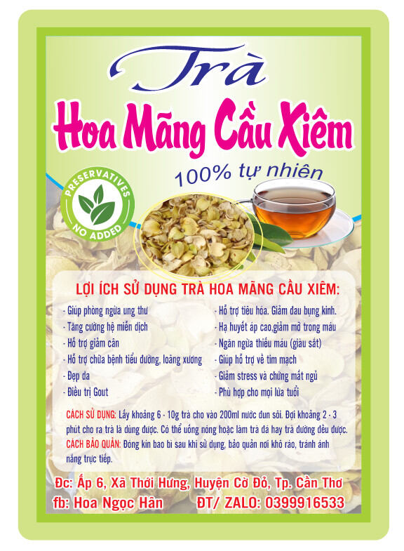 Trà hoa mãng cầu _200k/500gr túi zip
