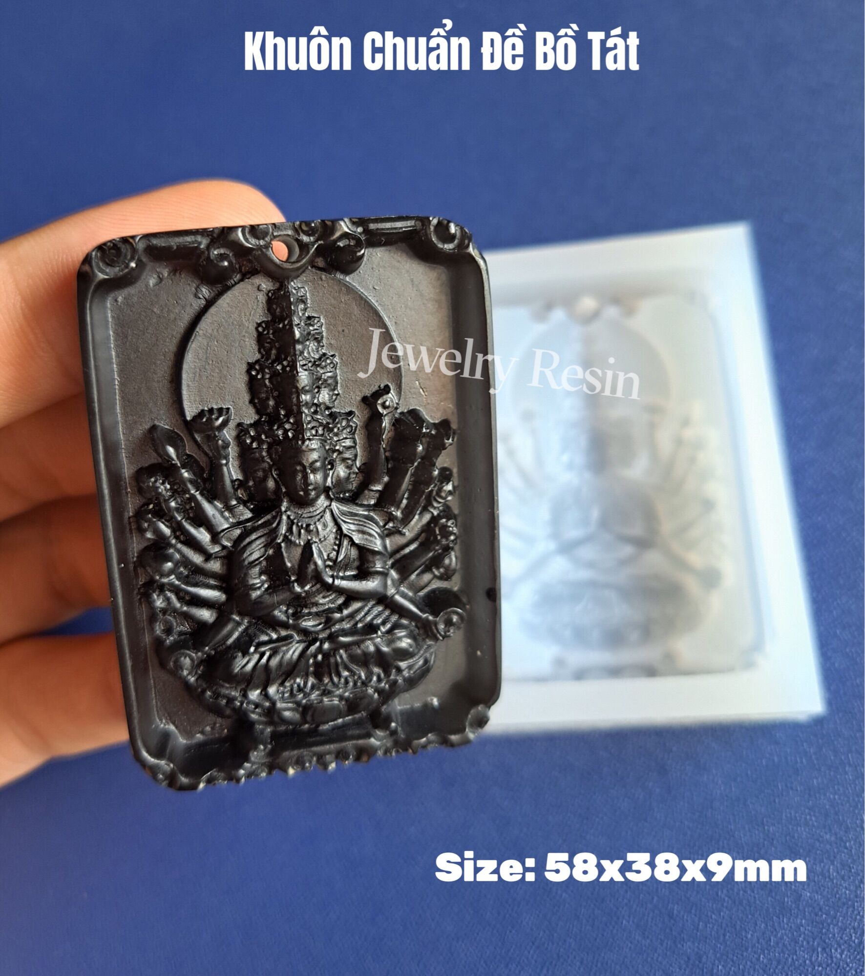 Khuôn Phật Chuẩn Đề, Khuôn Phật, Khuôn Silicone, Khuôn Epoxy Resin, Khuôn Epoxy
