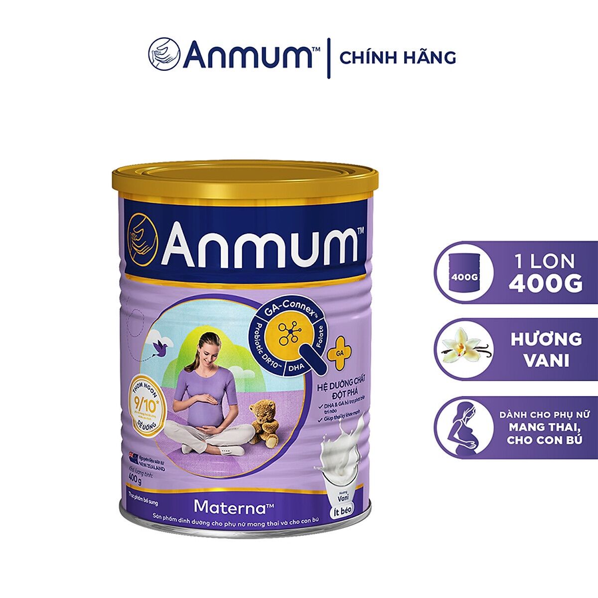 Sữa bột Anmum hương sô 800g