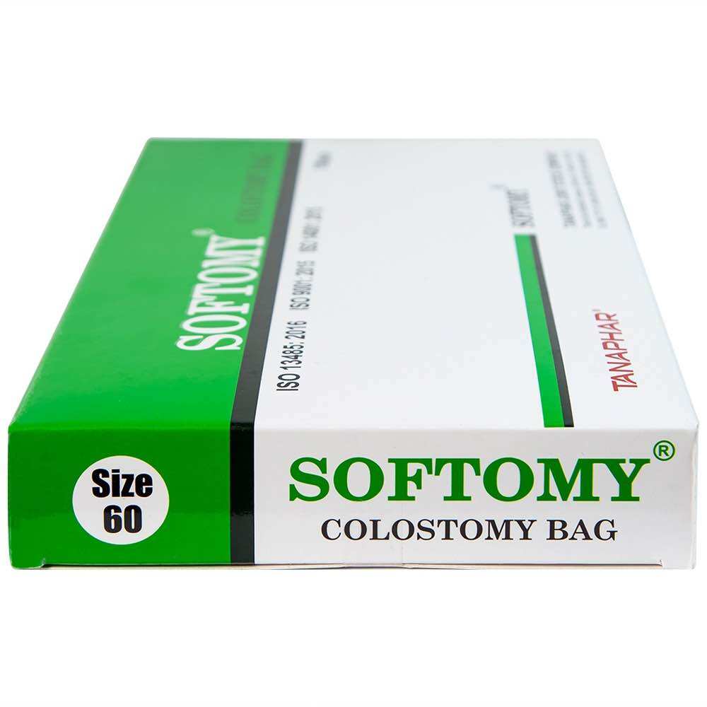 Túi hậu môn nhân tạo người lớn softomy size 60. hộp 100 cái