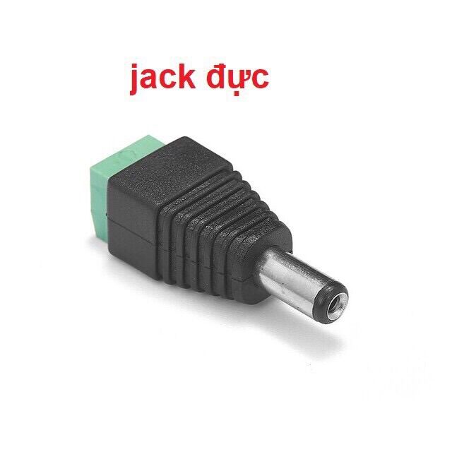 Jack nguồn DC đực vặn ốc,giắc nối nguồn camera