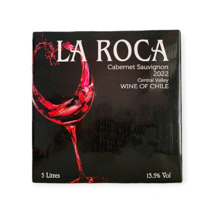Vang Bịch Chile La Roca Đỏ 3L 5L Nhập Khẩu - Vang Đỏ