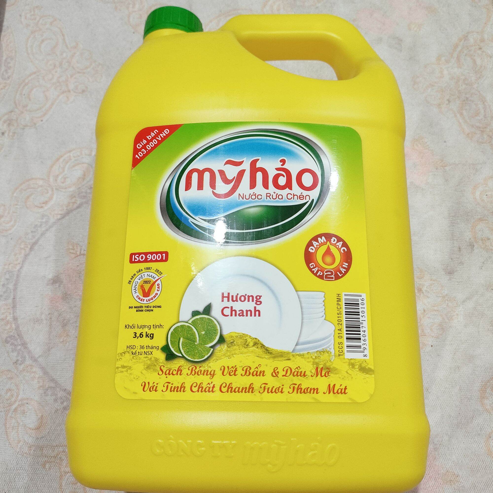 Nước rửa bát mỹ hảo - nước rửa chén mĩ hảo 3,6 kg