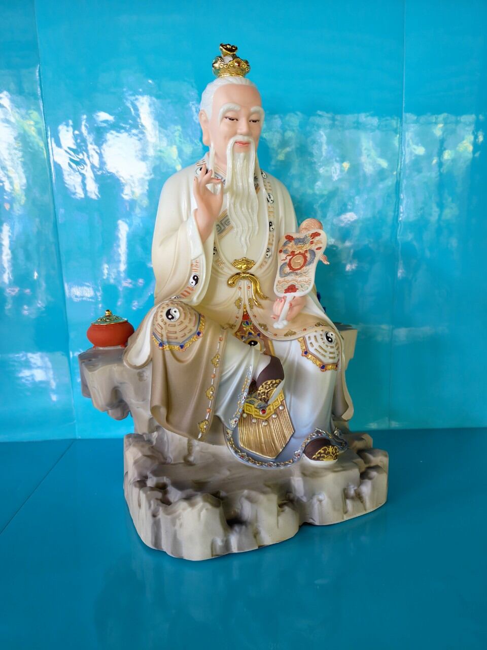 Tượng Thái Thượng Lão Quân cao 30cm