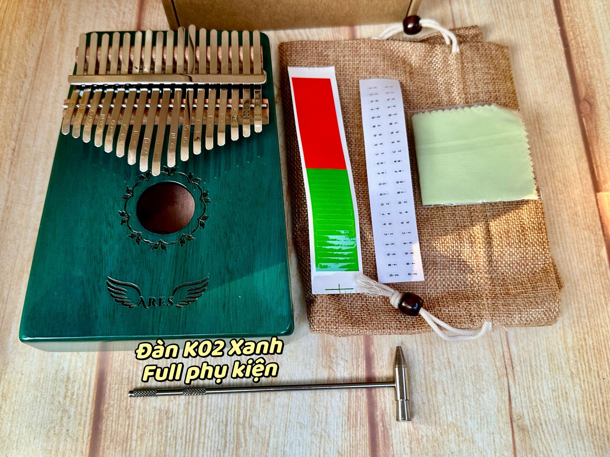 🎶 Đàn Kalimba Ares 🎵 17 Phím Cao cấp
