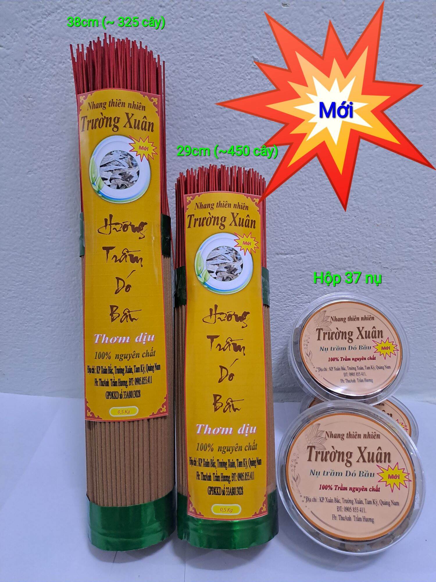 Nhang trầm dó bầu_nhang trầm thơm sạch