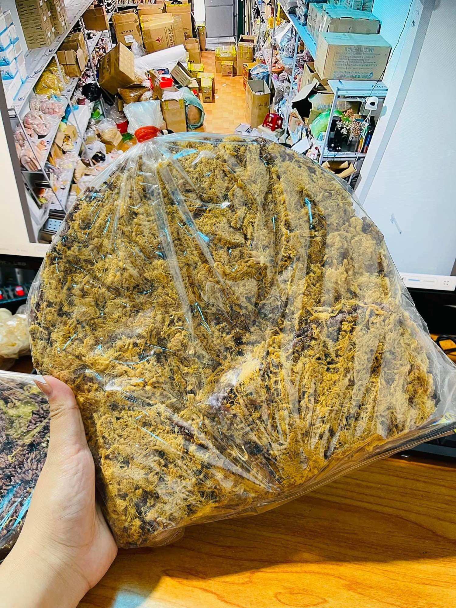 Cơm cháy đáy nồi gạo lứt siêu chà bông 500gr