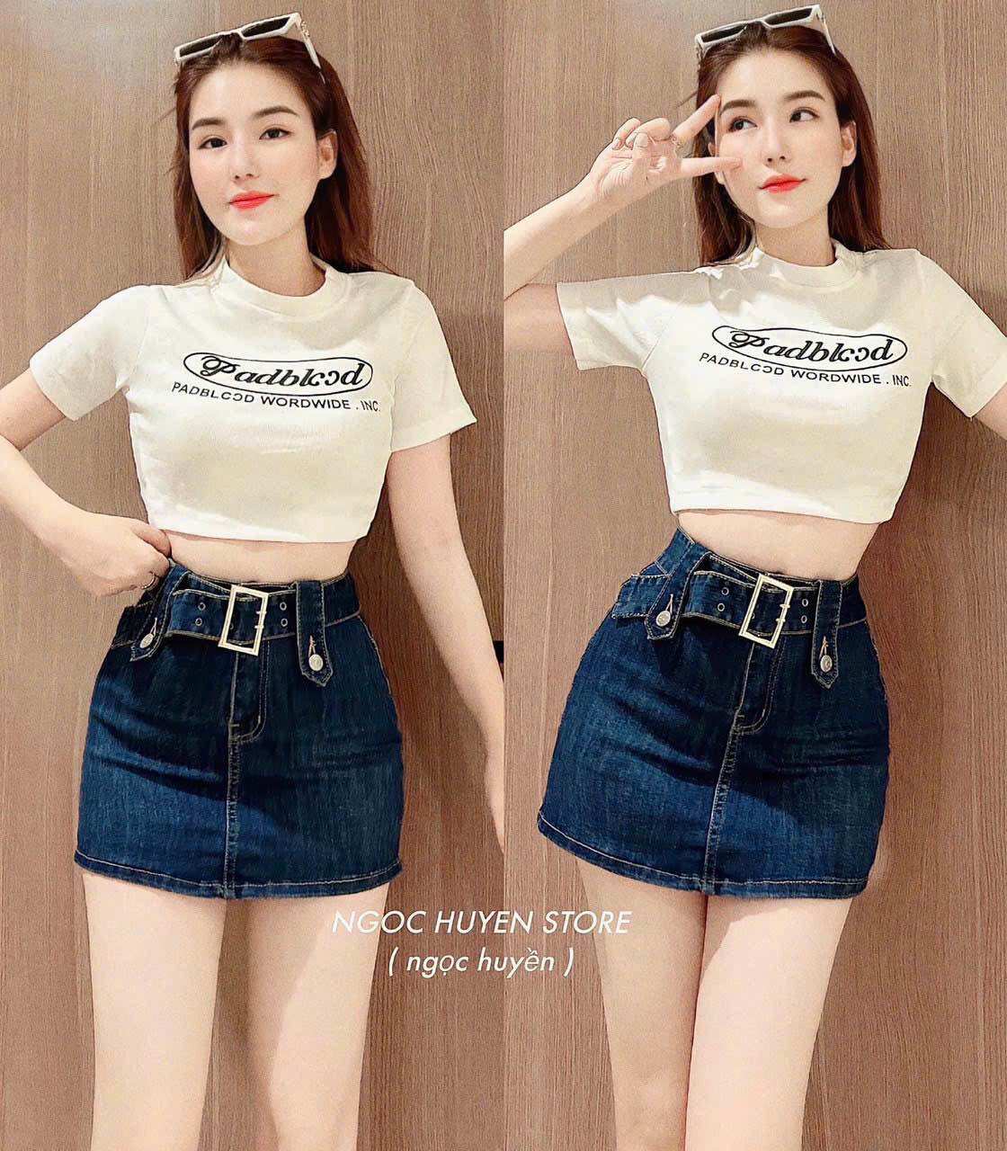 Áo crotop in chữ, áo crotop kiểu, áo form chuẩn-co giãn tốt, áo thời trang nữ, phụng hoàng 💐