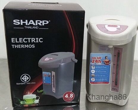 Bình thủy điện sharp 4,8 lít
