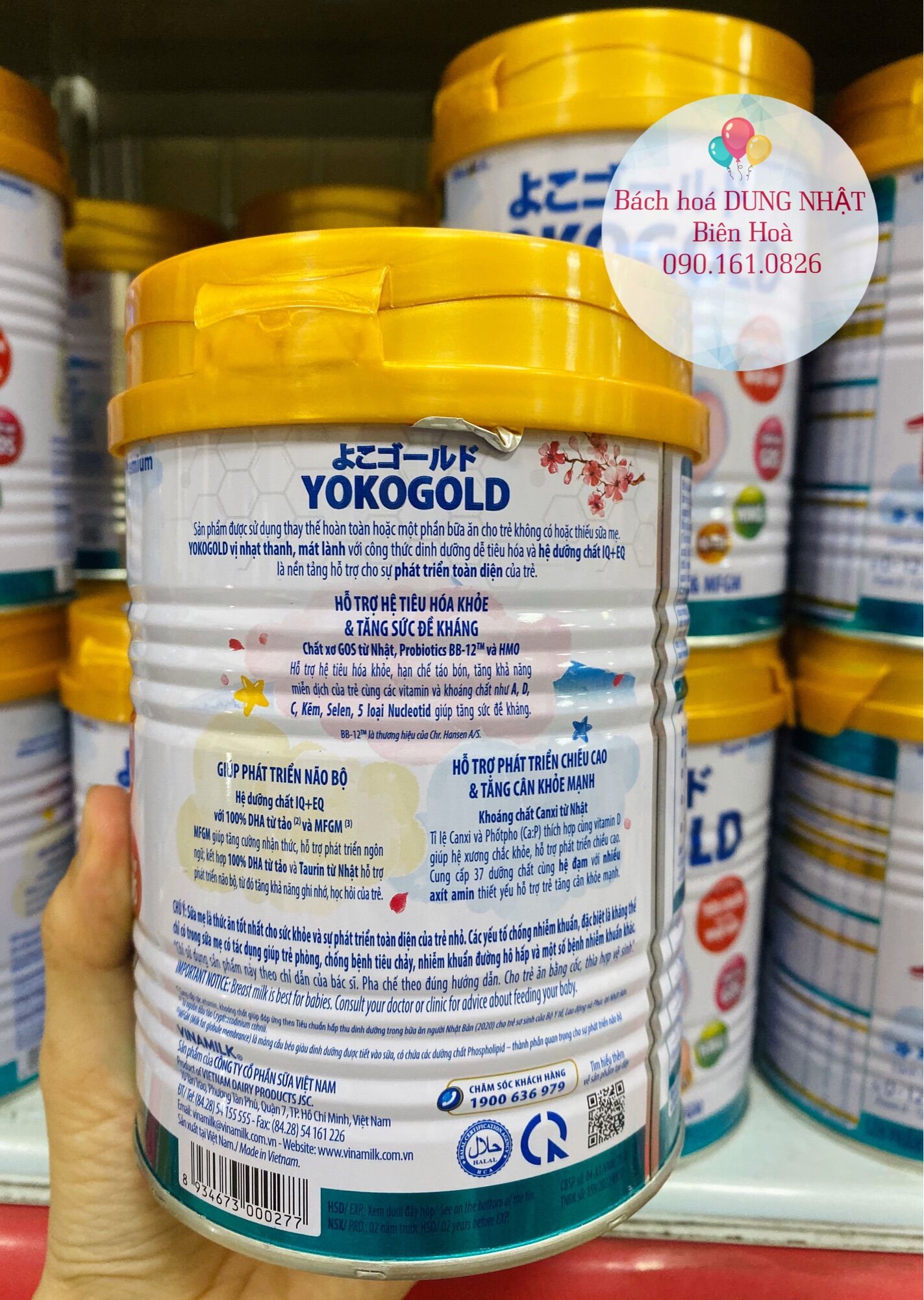 Sữa bột Vinamilk YoKo số 1 (0-12 tháng) 850g hsd 12/2023