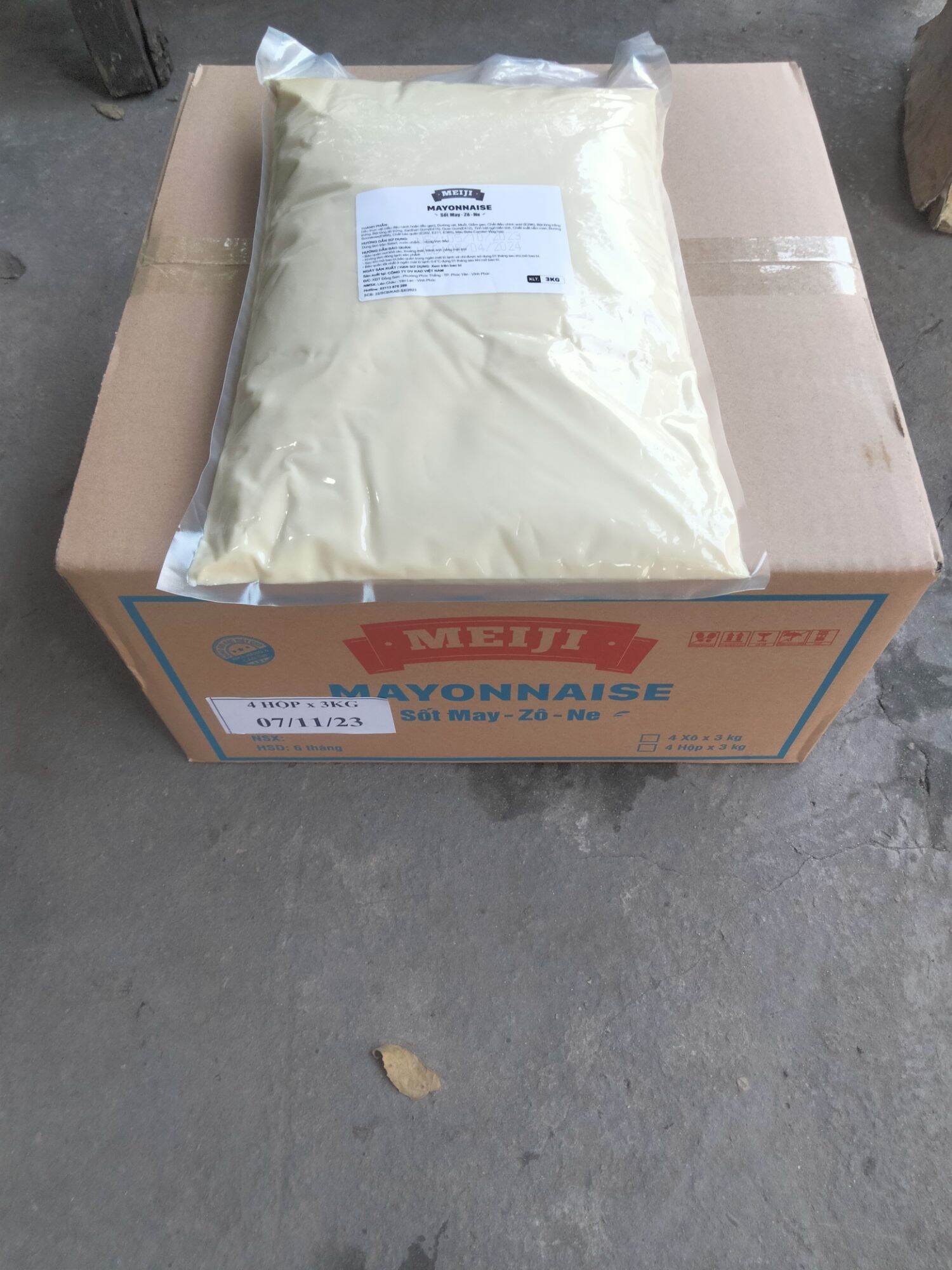 Xốt mayonnaise MEIJI bịch 3kg