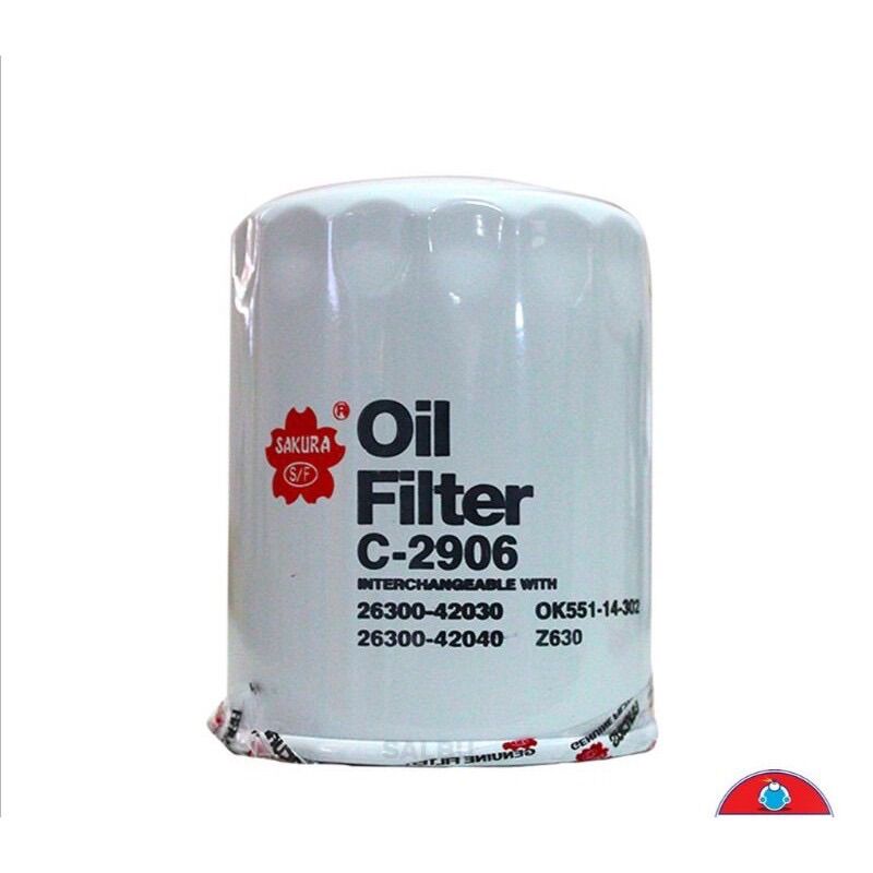 C-2906 lọc dầu động cơ huyndai solati, starex, huyndai 1 tấn, kia 1,4 tấn 26300-42010 26300-42030 26330-4x000 k551-14-30