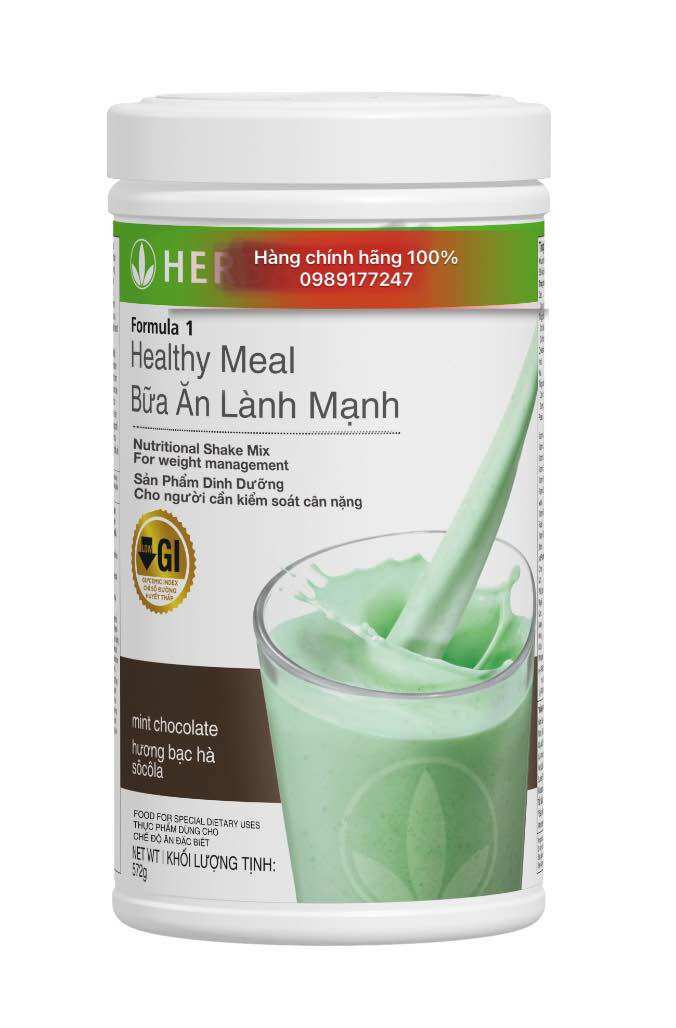 Bomveoshop ) Bữa ăn lành mạnh dinh dưỡng Vị Bạc Hà