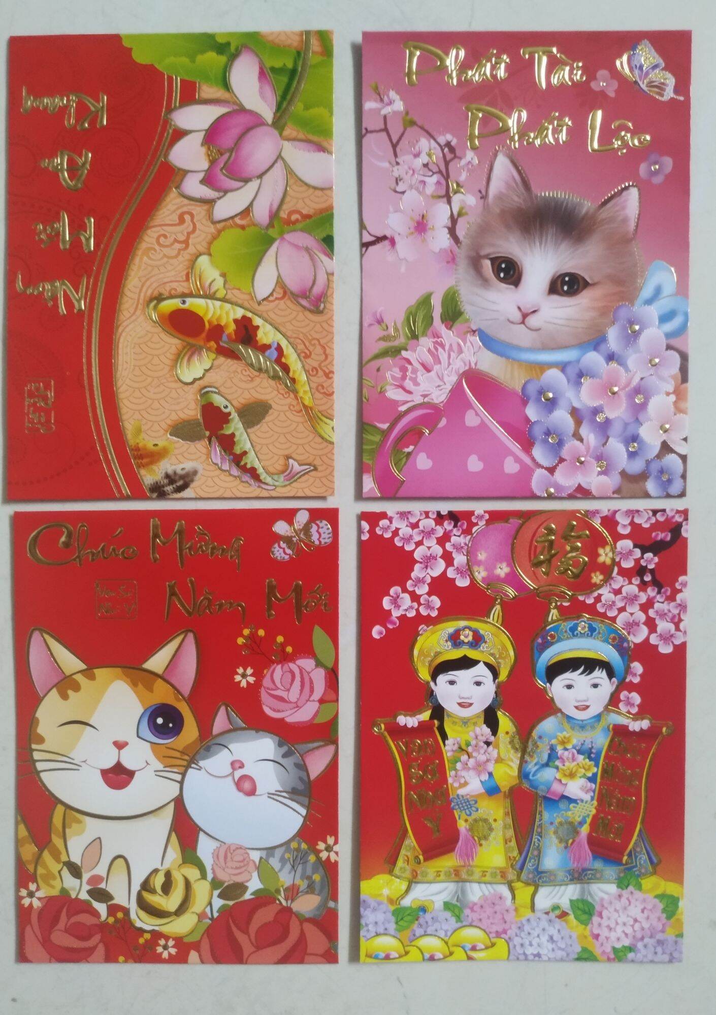 Combo 30 bao lì xì nhỏ siêu đẹp