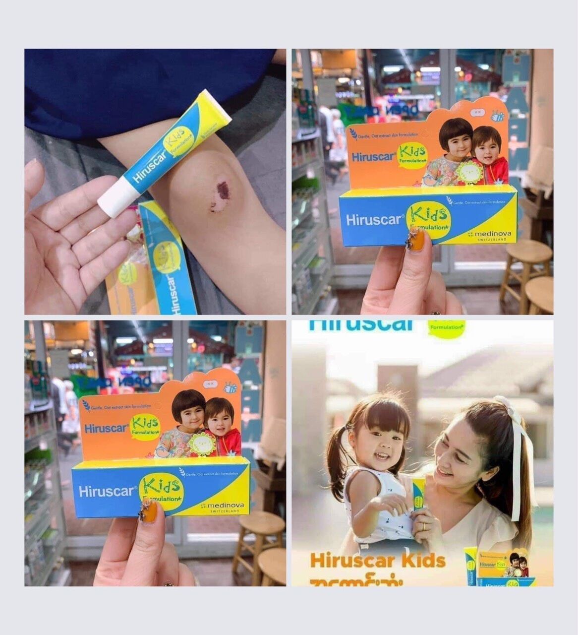 Kem bôi sẹo hiruscar kids thái lan