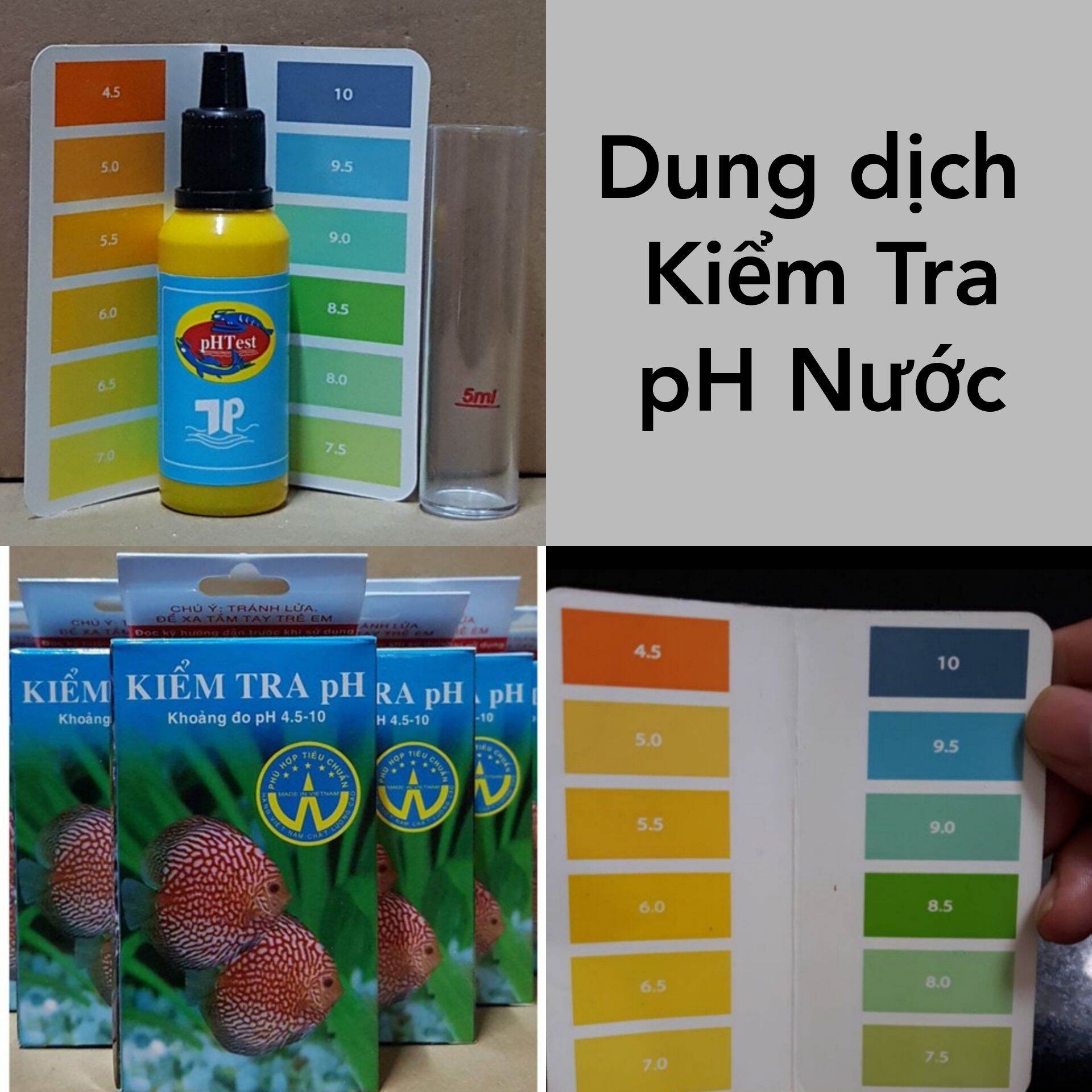 Dung dịch đo ph - nuôi cá cảnh - nga guppy