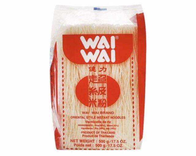 WAI WAI Bún Gạo Khô 500g - Bún Gạo Thái waiwai
