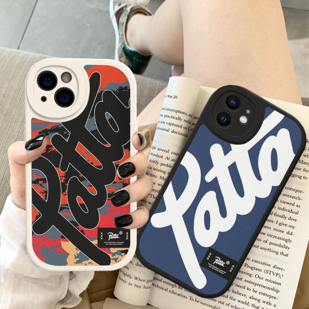 Ốp Điện Thoại P-patta Thời Trang Da Cứng Bao Bọc Nửa Toàn Diện Dành Cho iPhone Nhẹ Chống Trầy Xước Chống Bụi Chống Trượt Với Phim Gương Và Thiết Kế Anime Cho Động Vật