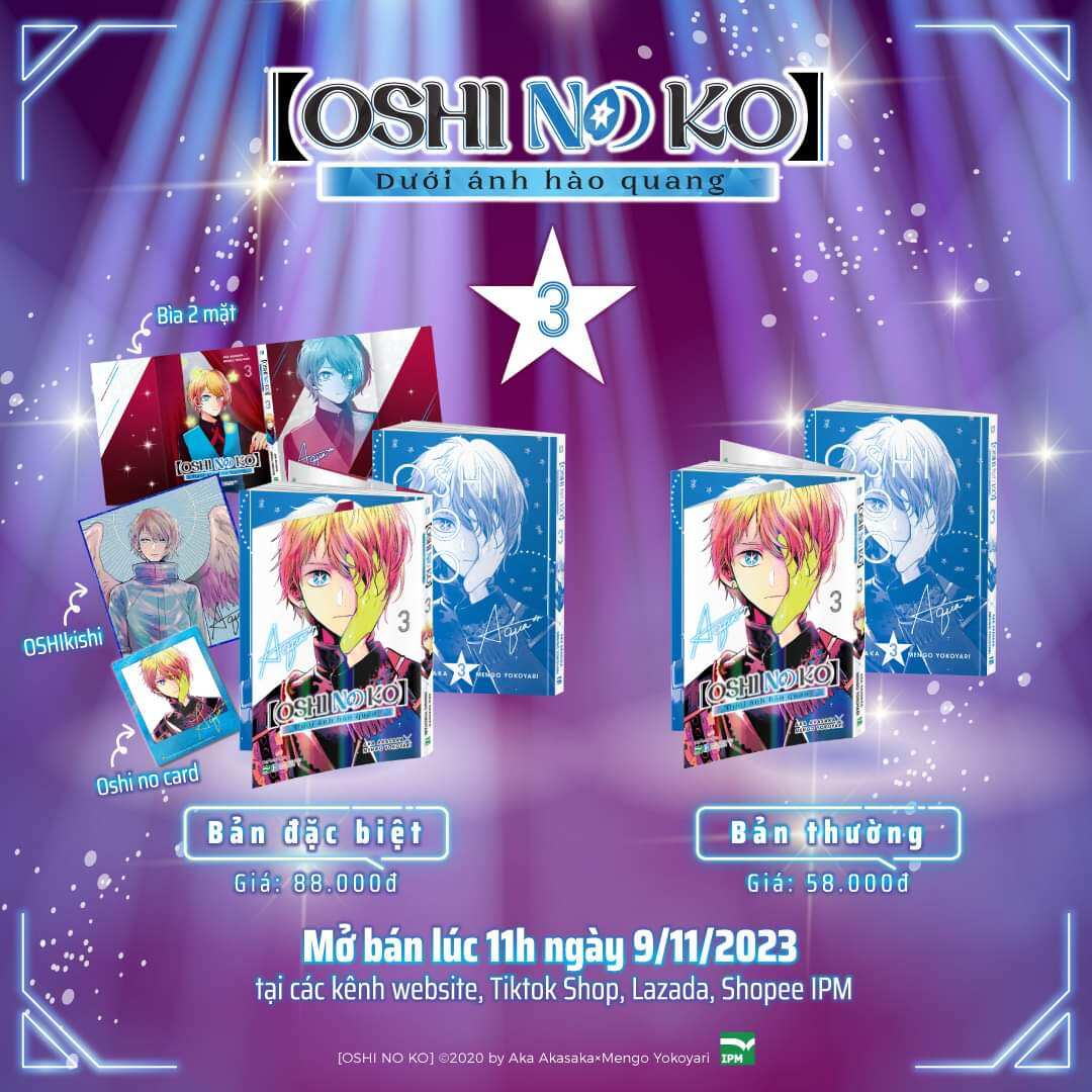 IPM - Oshi No Ko - Dưới Ánh Hào Quang (Tập 3) Bản Đặc Biệt Kèm Shikishi