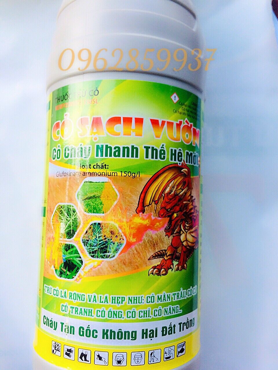 1 Lít Diệt Trừ Cỏ CHÁY nhanh tận gốc diệt sạch các loại cỏ trong vườn