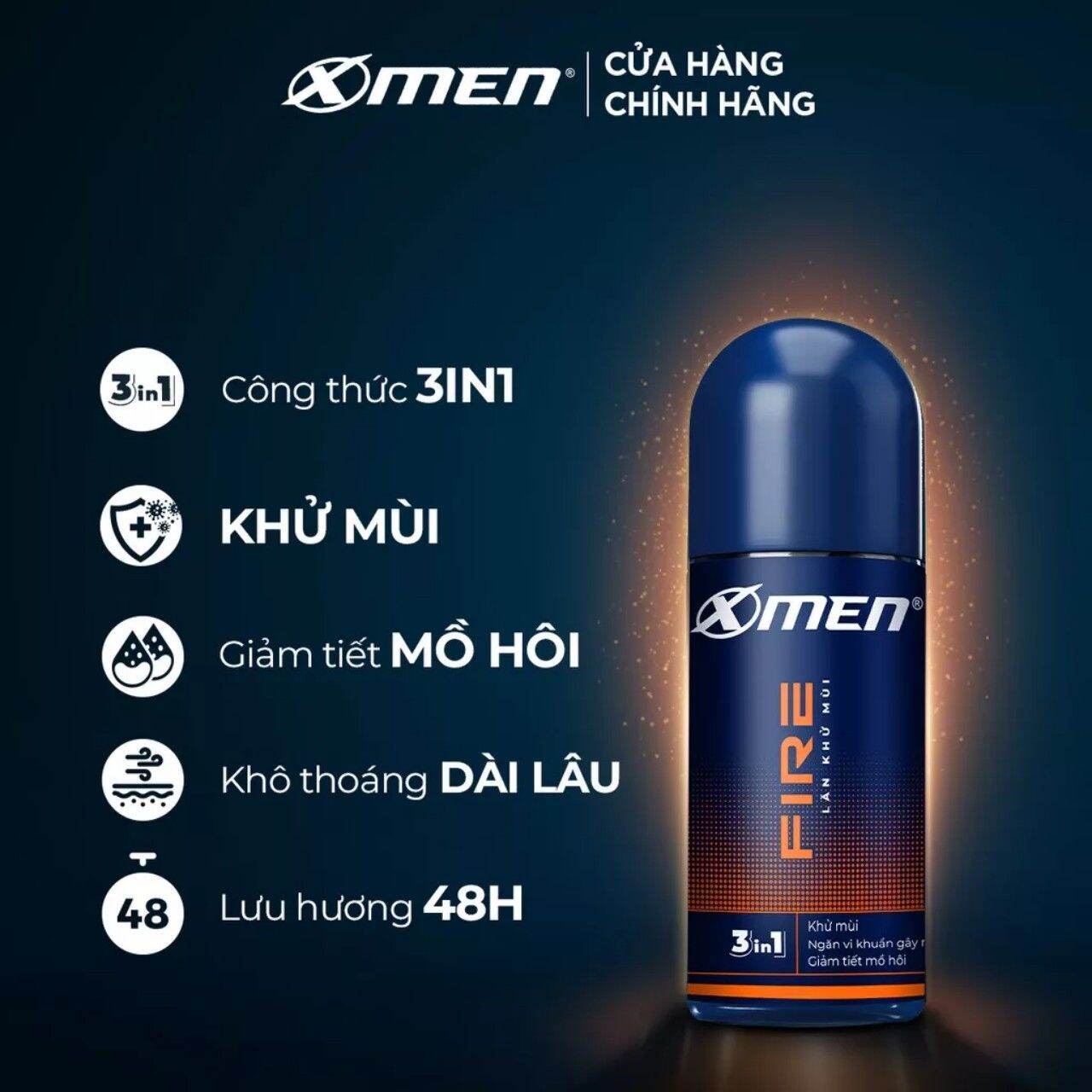 LĂN KHỬ MÙI XMEN 50ML.