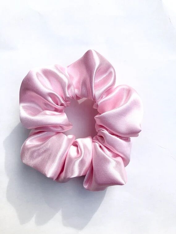 Dây cột tóc Scrunchies phi bóng lụa cao cấp loại to