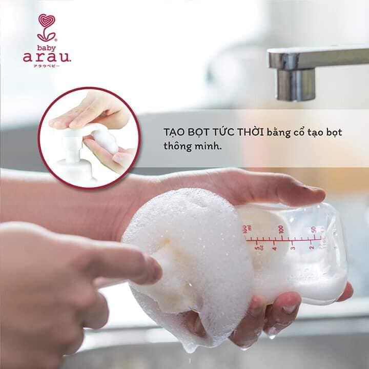 Nước rửa bình Arau Baby túi 450ml