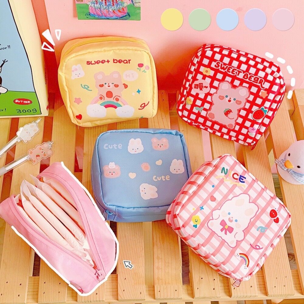 Túi đựng bvs mỹ phẩm đồ dùng cá nhân