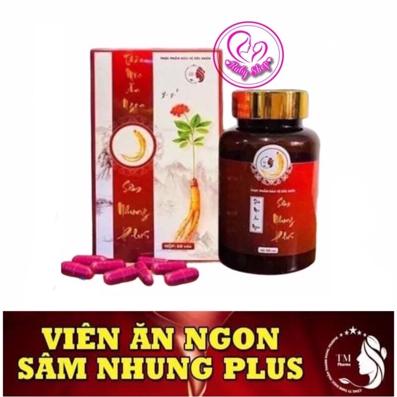 Tăng cân sâm nhung plus ăn khoẻ ngủ ngon