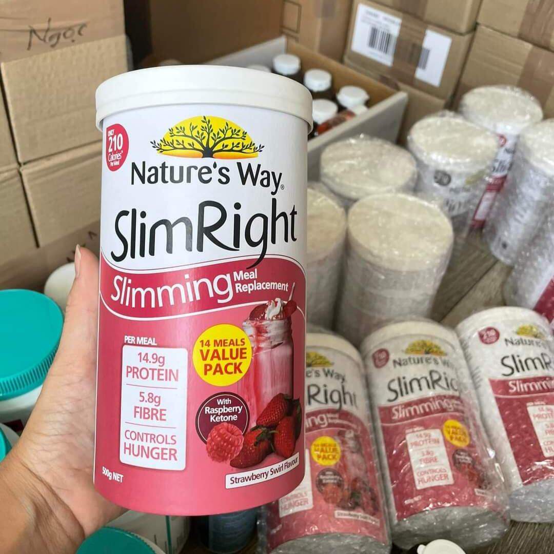 Sữa bột giảm cân Nature's Way SlimRight. Hộp 500g