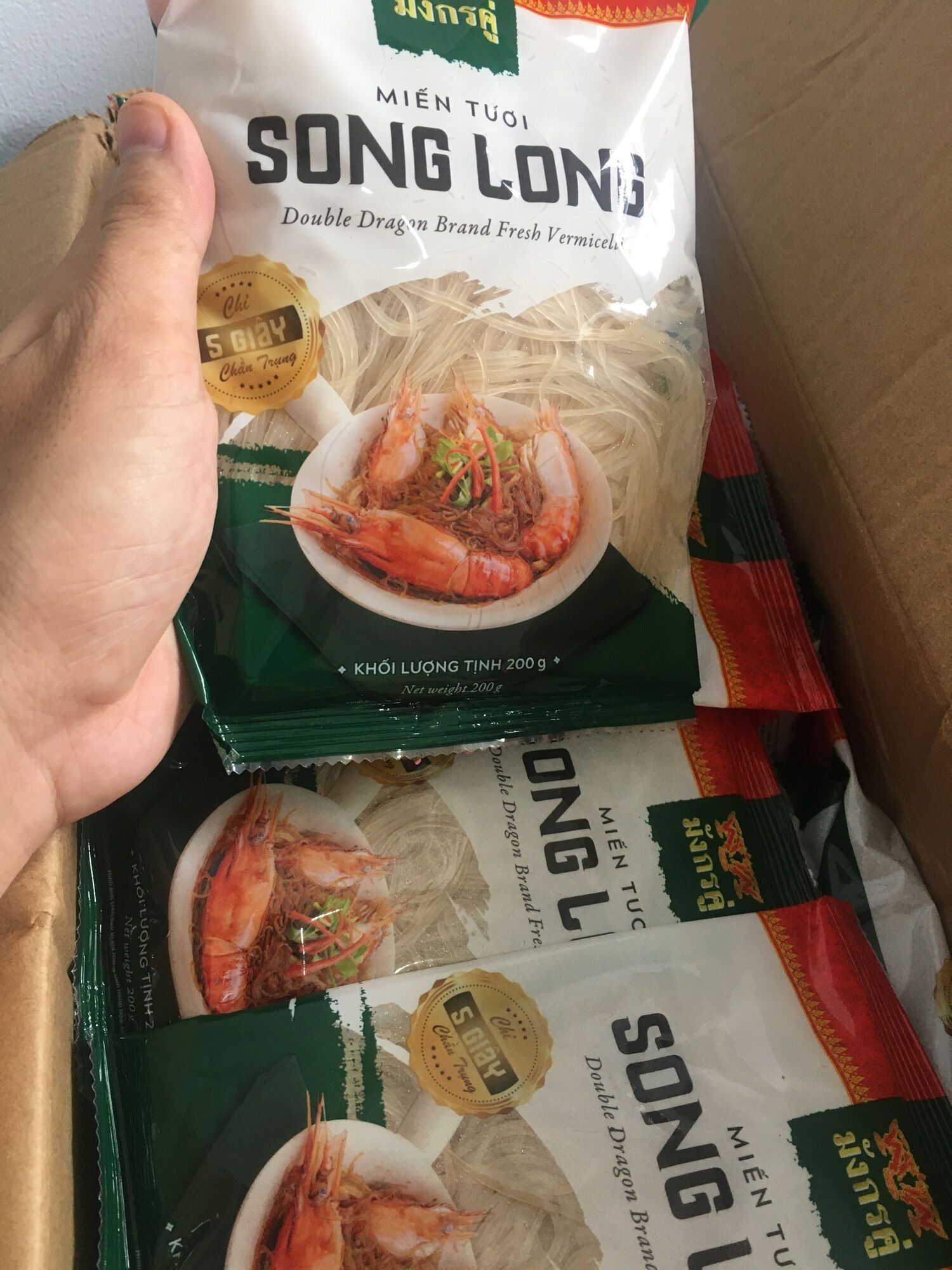 Miến Thái tươi Song Long 200g