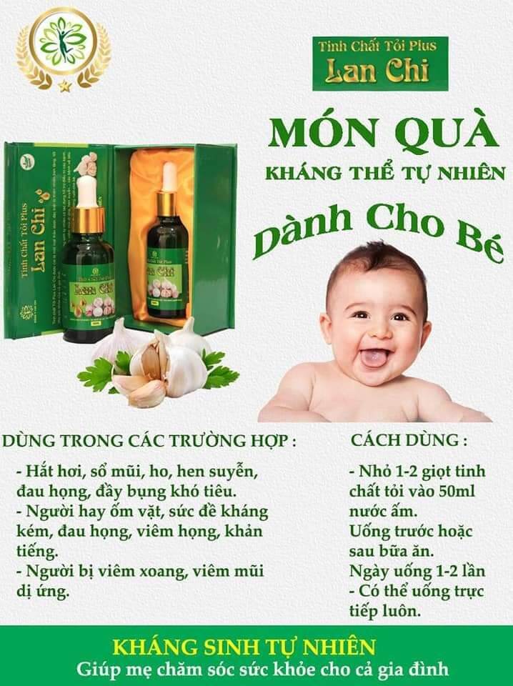 Tinh chất tỏi plus lan chi