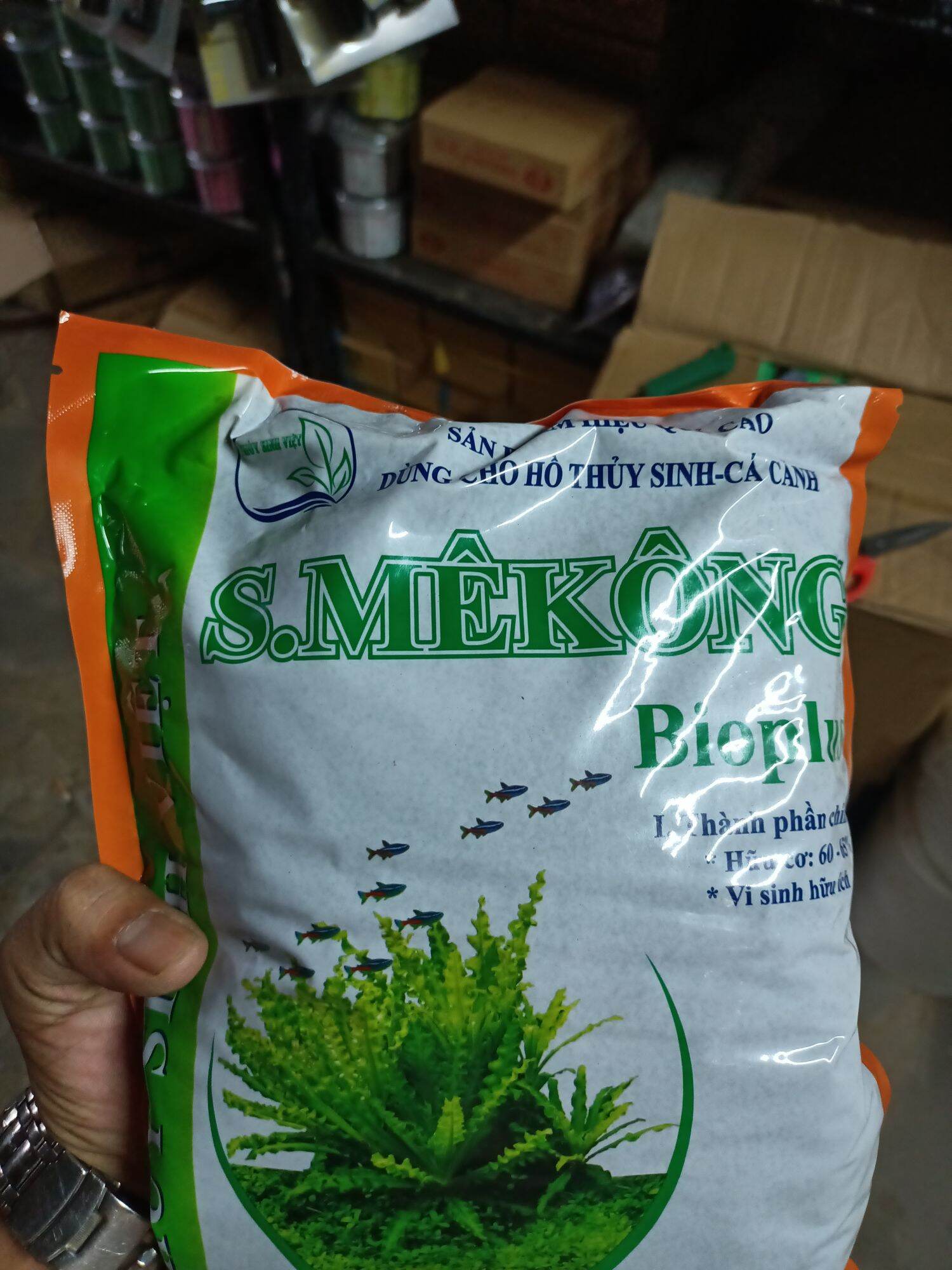 PHÂN NỀN THỦY SINH SMEKÔNG , ĐẤT NỀN TRỒNG CÂY