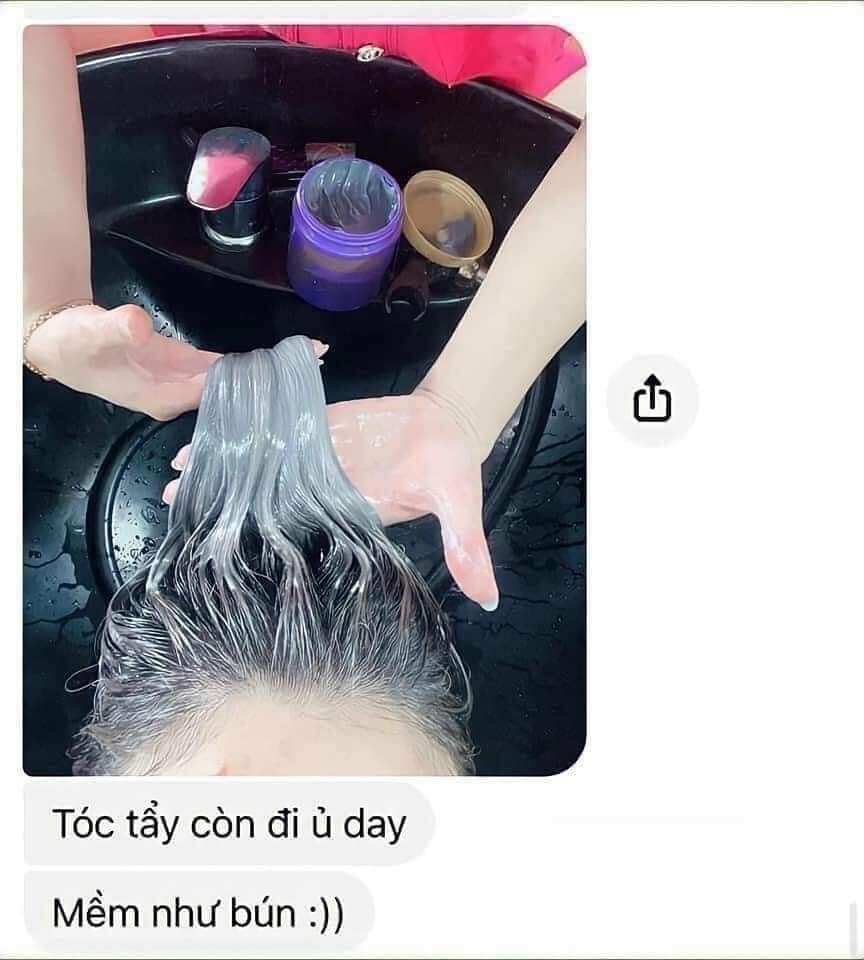 kem ủ tóc Keratin tím thái lan