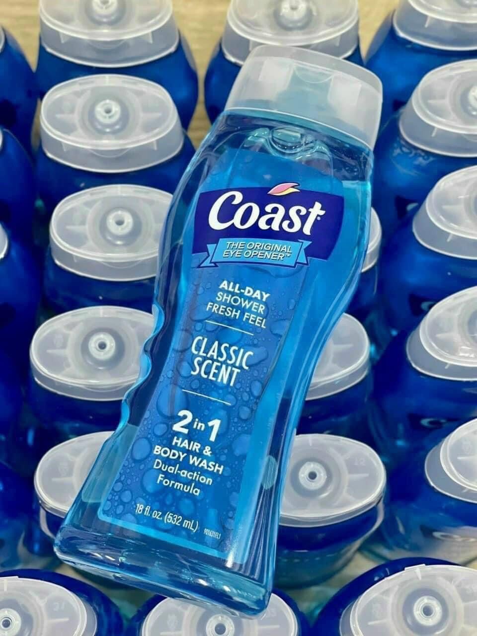 Sữa tắm gội Coast 532ml mỹ