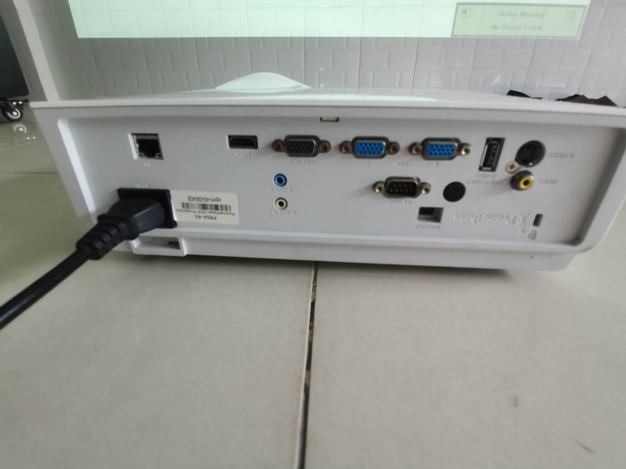 MÁY CHIẾU GẦN QUA SỬ DỤNG PROMETHEAN PRM-45