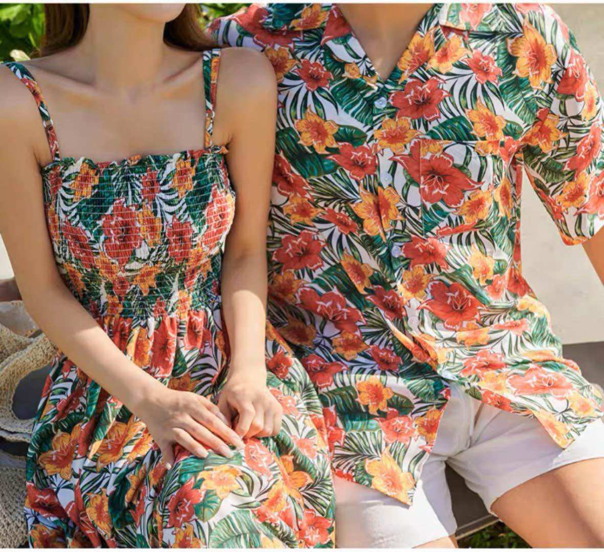 Set hoa đi biển. Đồ đôi đi biển
