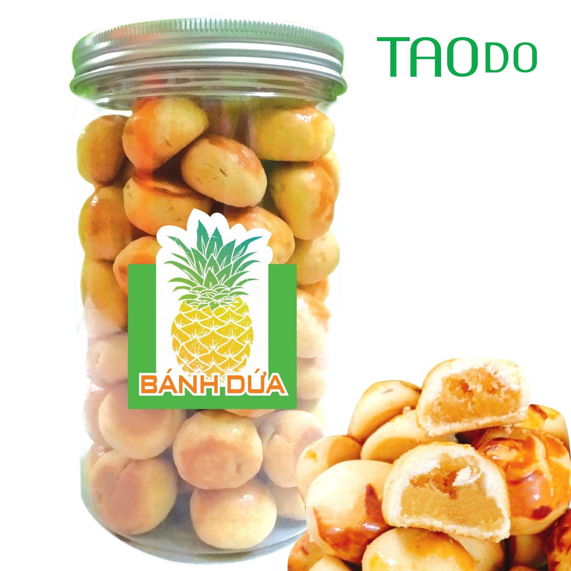 BÁNH DỨA ĐÀI LOAN mini handmade - Hủ 520g