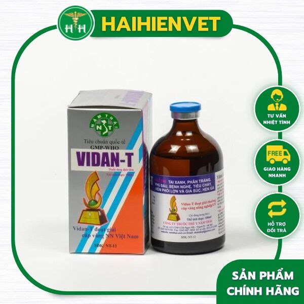 100ml VIDAN T - TAI XANH, SƯNG PHÙ ĐẦU, TIÊU CHẢY - Năm Thái