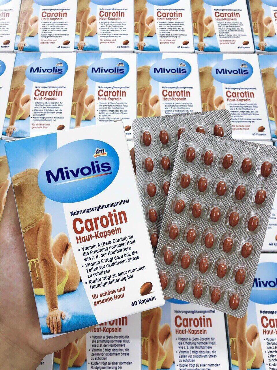 Viên uống chống nắng - Carotin (60 viên)