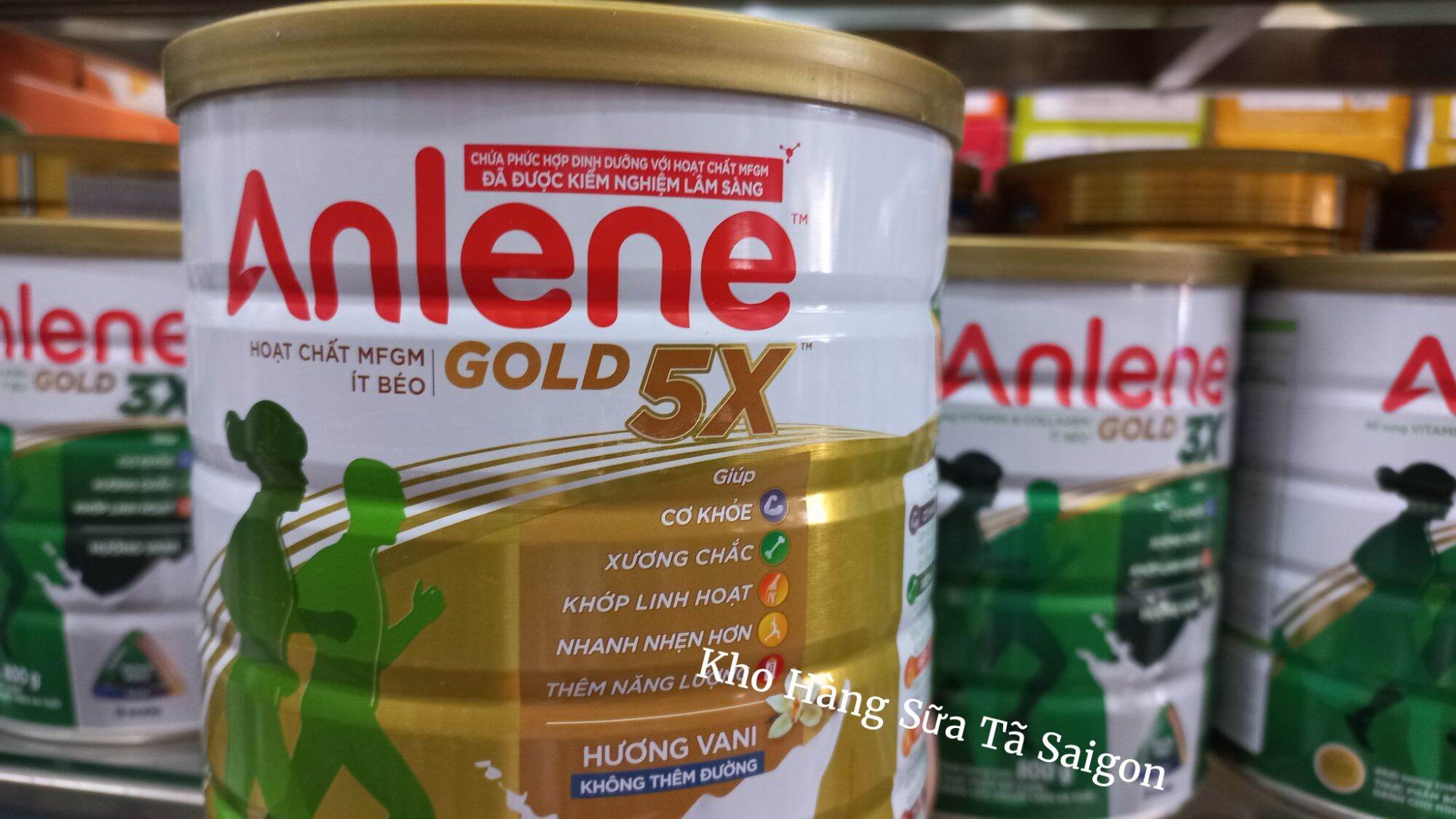 Sữa Anlene Gold 5X , Lon 800gam