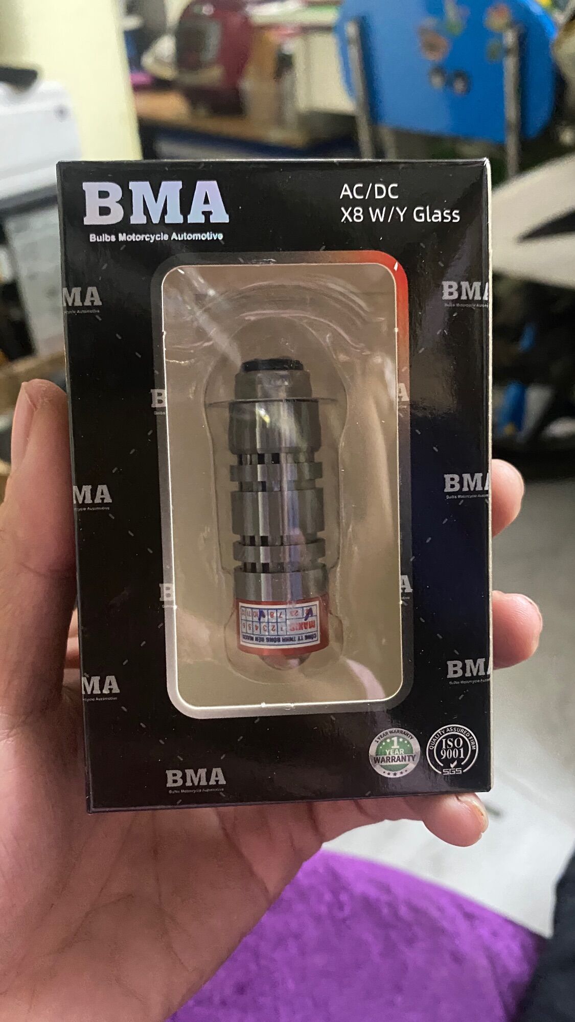đèn led bi cầu M5 gắn wave dream xì po