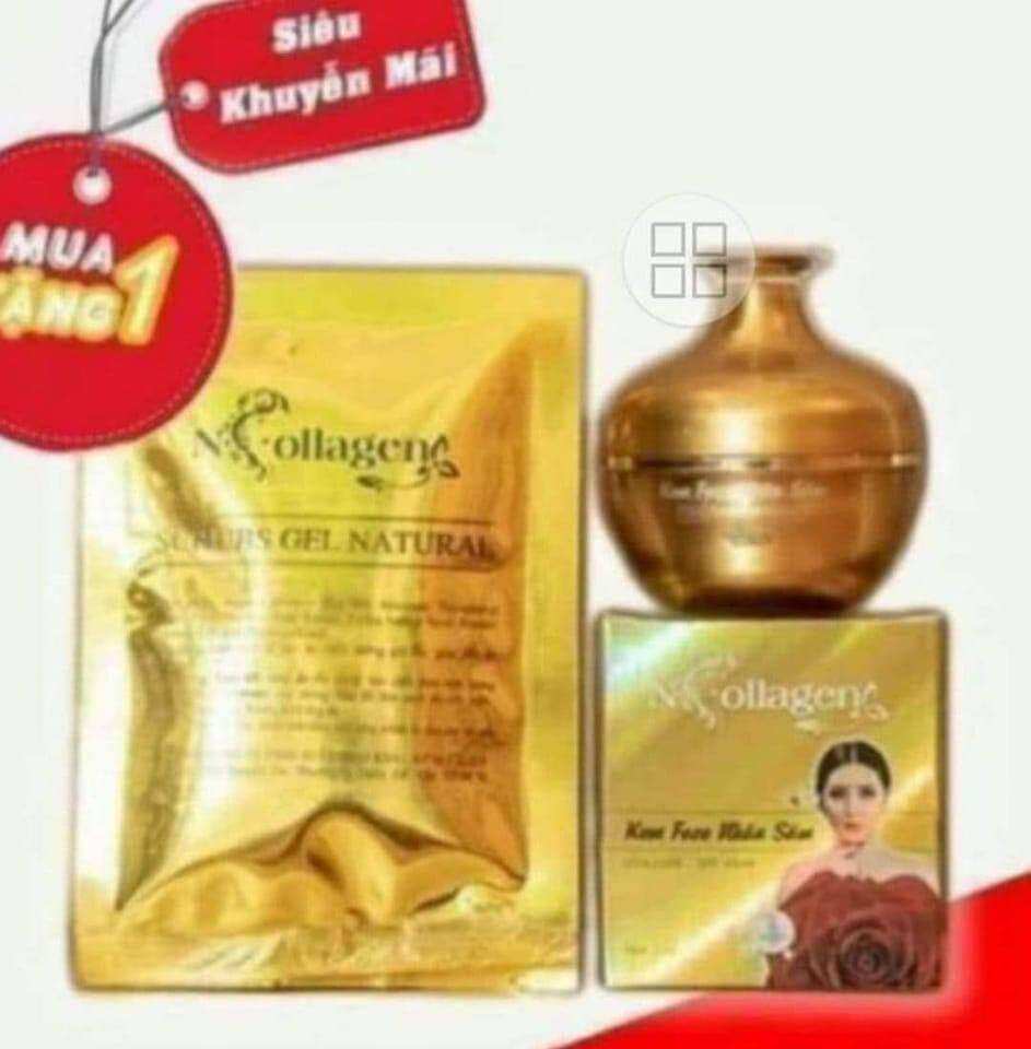KEM FACE nhân sâm ncollagen giảm nám, tàn nhang